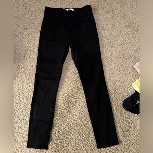 black gap true skinny super high rise jeans W28